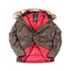 Фото: “Куртка Аляска N3B (TIGHT HUSKY II) Broun/red”, купить в интернет магазине