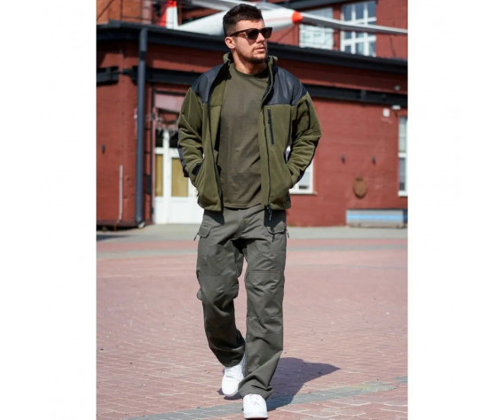 Фото: “Кофта-ФЛИС CLASSIC STROLL Olive/Black”, купить в интернет магазине