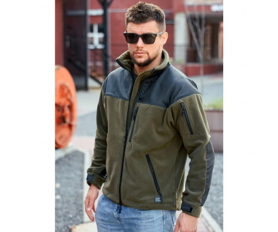 Фото: “Кофта-ФЛИС CLASSIC STROLL Olive/Black”, купить в интернет магазине