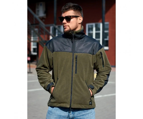 Фото: “Кофта-ФЛИС CLASSIC STROLL Olive/Black”, купить в интернет магазине