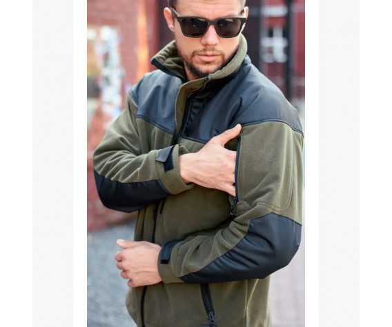 Фото: “Кофта-ФЛИС CLASSIC STROLL Olive/Black”, купить в интернет магазине