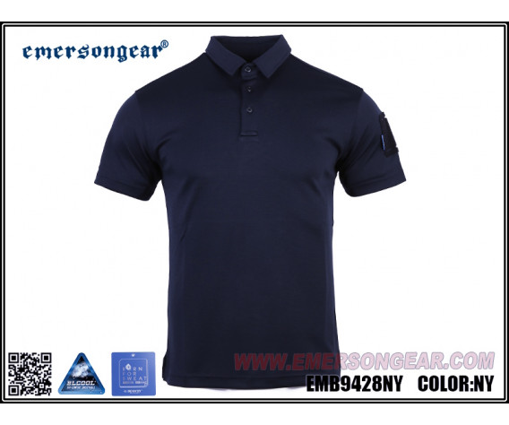 Фото: “Поло Emersongear Blue Label One way Dry PoloEMB9428NY синий”, купить в интернет магазине