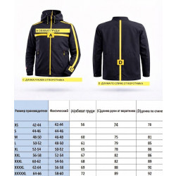 Фото: “Куртка HUSKY DENALI BLACK/ORANGE Classic Нат.Мех”