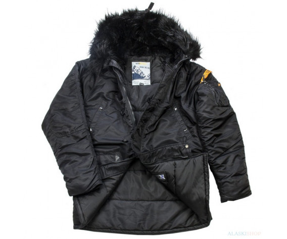 Фото: “Куртка HUSKY DENALI N3B BLACK/BLACK 2024”, купить в интернет магазине