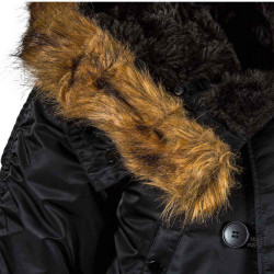Фото: “Куртка Аляска ALPHA N-3B SLIM FIT REPLICA BLACK/ORANGE”