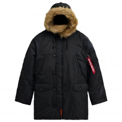 Фото: “Куртка Аляска ALPHA N-3B SLIM FIT REPLICA BLACK/ORANGE”, купить в интернет магазине