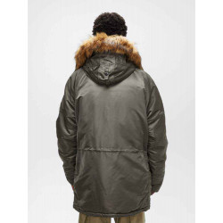 Фото: “Куртка Аляска ALPHA N-3B SLIM FIT REPLICA GREY/ORANGE”