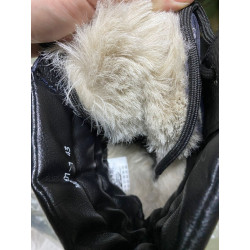 Фото: “Берцы TULPOR кожа искусственный мех, черные”