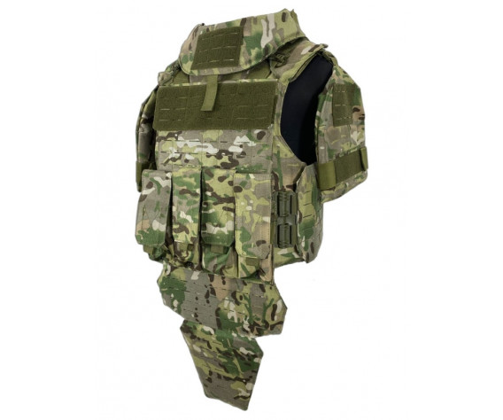 Фото: “Бронежилет-система полной защиты тела NIJ IIIA АРМОР с подсумками Мультикам”, купить в интернет магазине