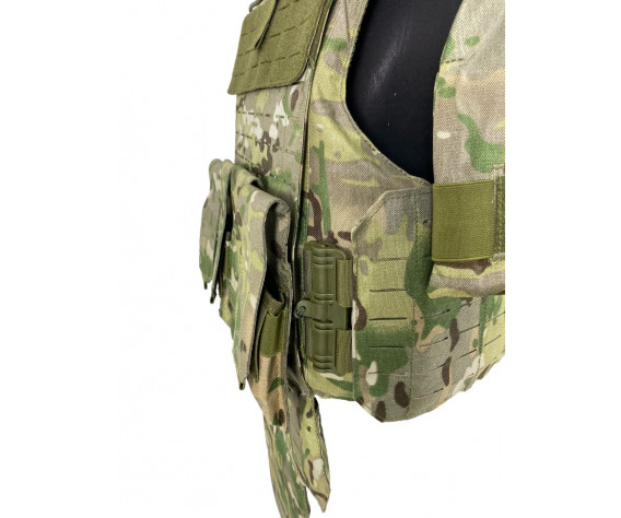 Фото: “Бронежилет-система полной защиты тела NIJ IIIA АРМОР с подсумками Мультикам”, купить в интернет магазине