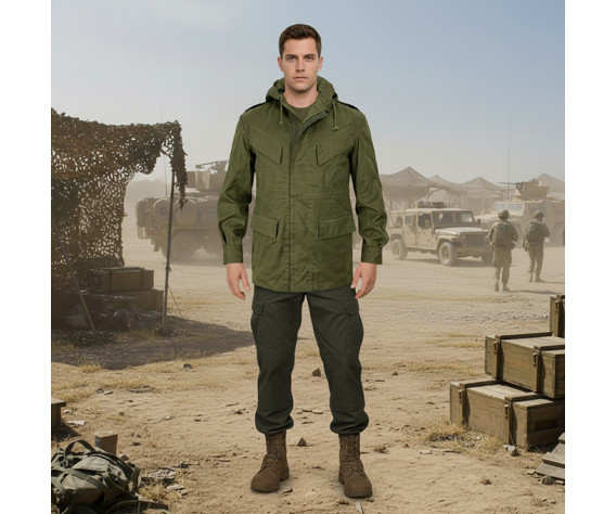 Фото: “Куртка полевая куртка М-64 с капюшоном хлопок 100%”, купить в интернет магазине