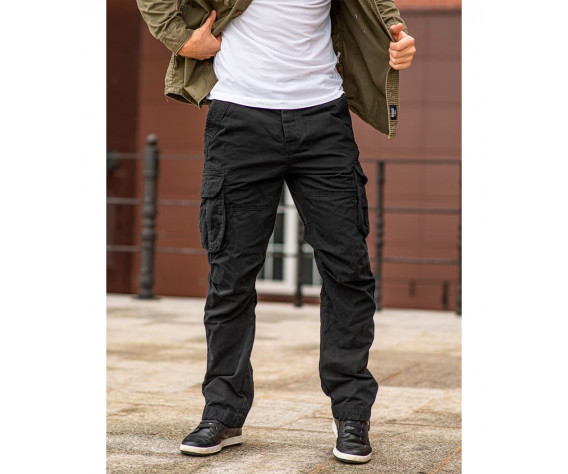 Фото: “Брюки карго Hauler 603-A черные”, купить в интернет магазине