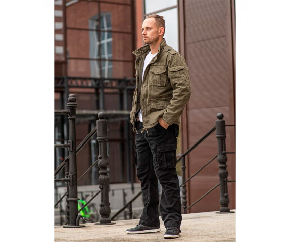 Фото: “Брюки карго Hauler 603-A черные”, купить в интернет магазине