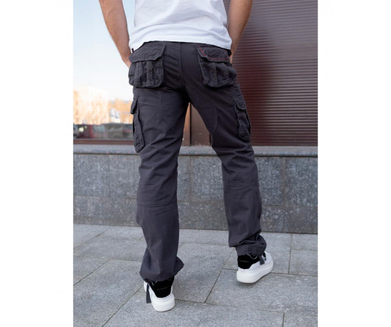 Фото: “Брюки карго Hauler 603-A серые”, купить в интернет магазине