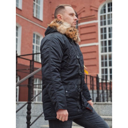 Фото: “Зимняя мужская куртка аляска N-3B, black”