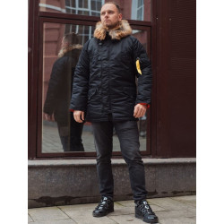 Фото: “Зимняя мужская куртка аляска N-3B, black”, купить в интернет магазине