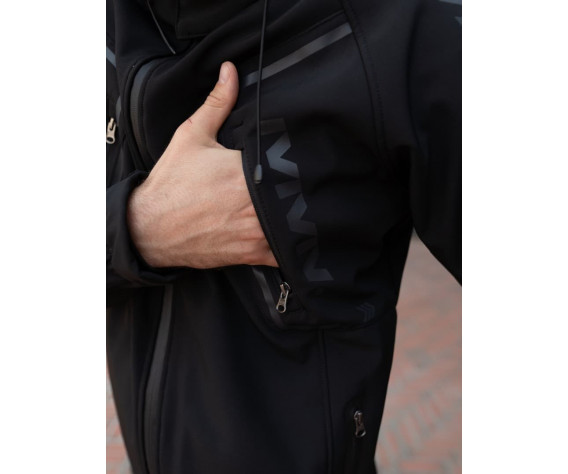 Фото: “Куртка SoftShell, black”, купить в интернет магазине