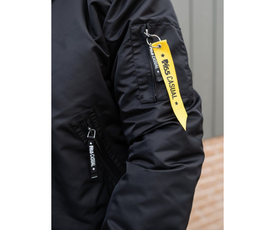 Фото: “Лётная куртка с капюшоном MA-1 HOOD, black”, купить в интернет магазине