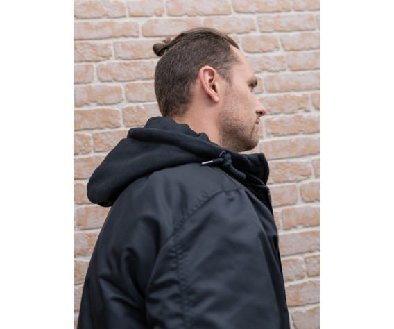 Фото: “Лётная куртка с капюшоном MA-1 HOOD, black”, купить в интернет магазине