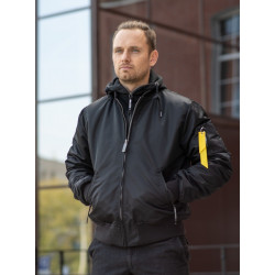 Фото: “Лётная куртка с капюшоном MA-1 HOOD, black”