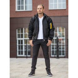 Фото: “Лётная куртка с капюшоном MA-1 HOOD, black”