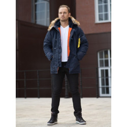 Фото: “Зимняя мужская куртка аляска N-3B, синий”