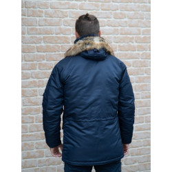 Фото: “Зимняя мужская куртка аляска N-3B, синий”