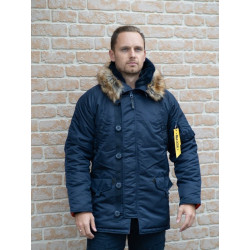 Фото: “Зимняя мужская куртка аляска N-3B, синий”