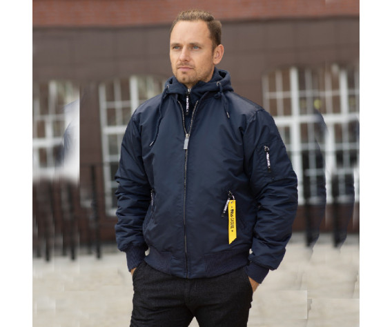 Фото: “Лётная куртка с капюшоном MA-1 HOOD, rep_blue”, купить в интернет магазине