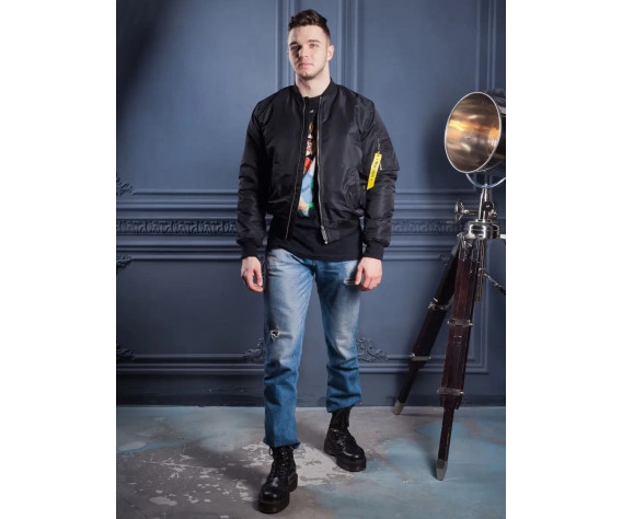 Фото: “Лётная куртка MA-1 bomber, black”, купить в интернет магазине