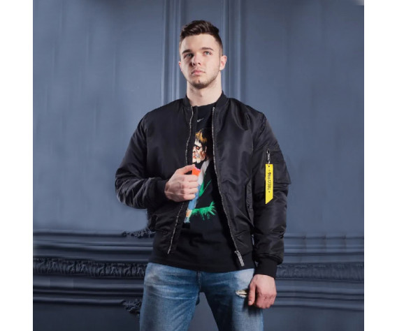 Фото: “Лётная куртка MA-1 bomber, black”, купить в интернет магазине