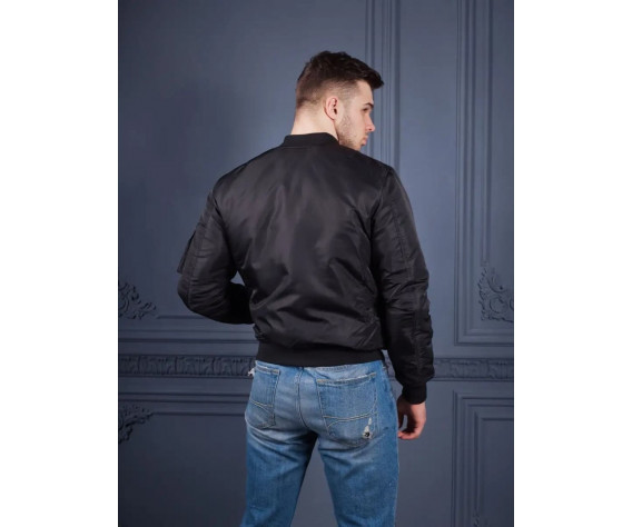 Фото: “Лётная куртка MA-1 bomber, black”, купить в интернет магазине