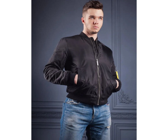 Фото: “Лётная куртка MA-1 bomber, black”, купить в интернет магазине