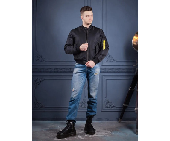 Фото: “Лётная куртка MA-1 bomber, black”, купить в интернет магазине