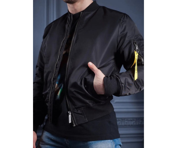 Фото: “Лётная куртка MA-1 bomber, black”, купить в интернет магазине