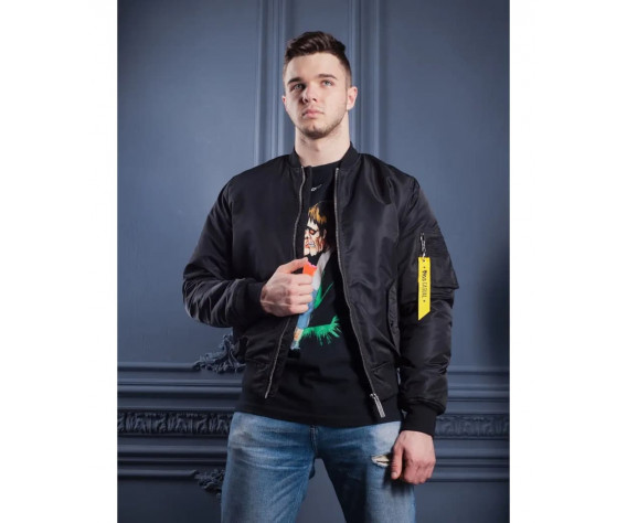Фото: “Лётная куртка MA-1 bomber, black”, купить в интернет магазине