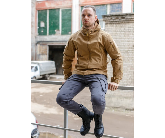 Фото: “Куртка Shark Softshell, coyote”, купить в интернет магазине