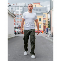 Фото: “Брюки Greate, флис, olive”