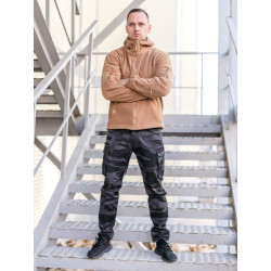 Фото: “Кофта флисовая с капюшоном, койот”, купить в интернет магазине