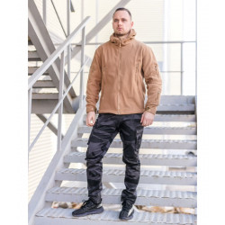 Фото: “Кофта флисовая с капюшоном, койот”