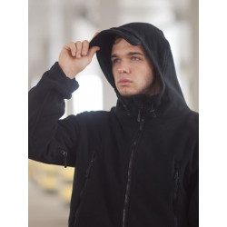 Фото: “Кофта флисовая с капюшоном, черная”