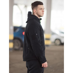 Фото: “Кофта флисовая с капюшоном, черная”