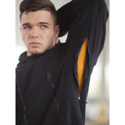 Фото: “Кофта флисовая с капюшоном, черная”