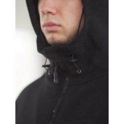 Фото: “Кофта флисовая с капюшоном, черная”