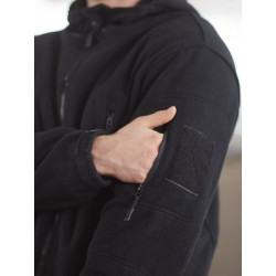 Фото: “Кофта флисовая с капюшоном, черная”