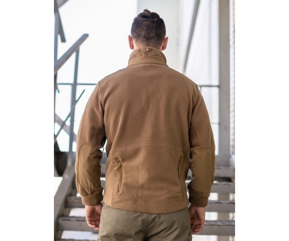 Фото: “Кофта флисовая тактическая без капюшона, coyote”, купить в интернет магазине