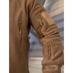 Фото: “Кофта флисовая тактическая без капюшона, coyote”