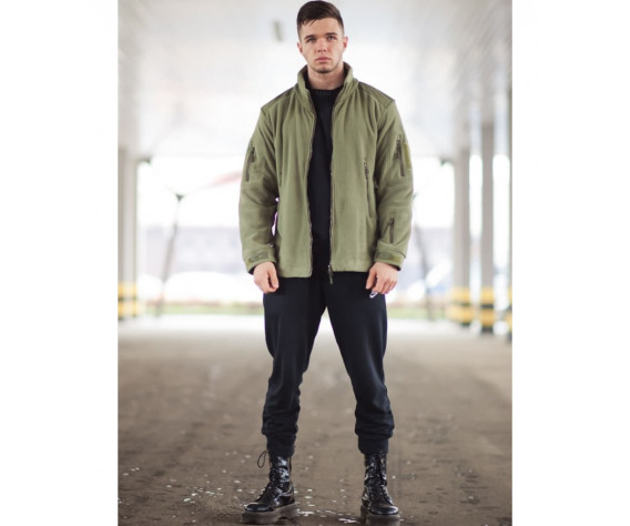 Фото: “Кофта флисовая тактическая без капюшона, olive”, купить в интернет магазине