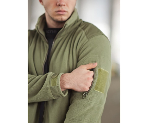 Фото: “Кофта флисовая тактическая без капюшона, olive”, купить в интернет магазине