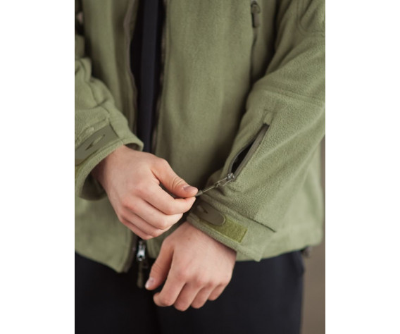 Фото: “Кофта флисовая тактическая без капюшона, olive”, купить в интернет магазине